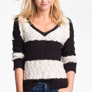 SALE 🔥 Free People Stripe Pullover Knit Crochet